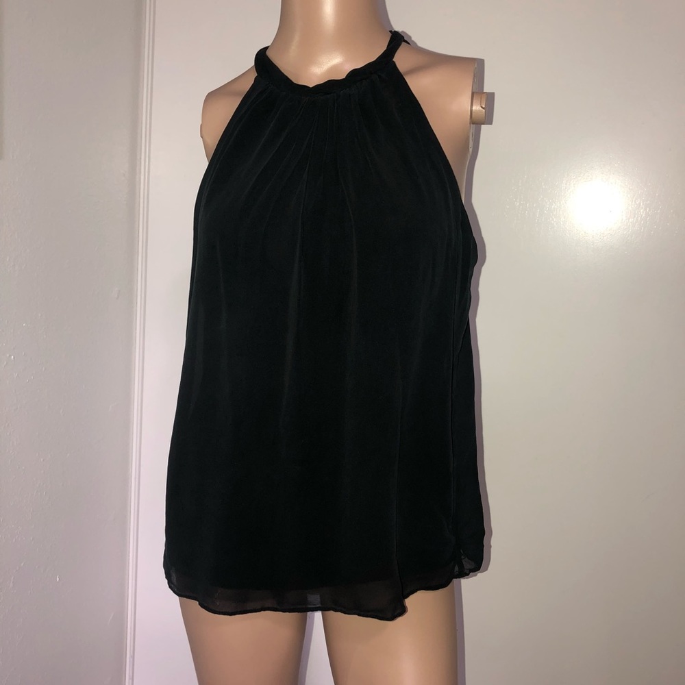 Black Sleeveless Blouse